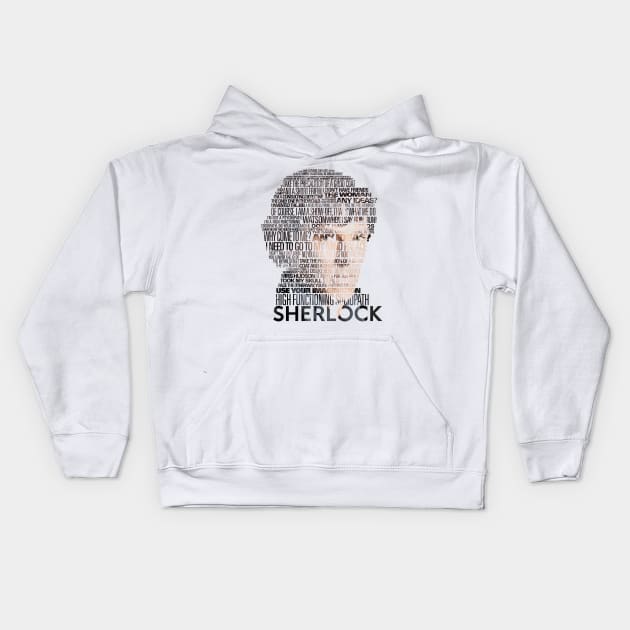 Sherlock Quotes Kids Hoodie by satansbrand